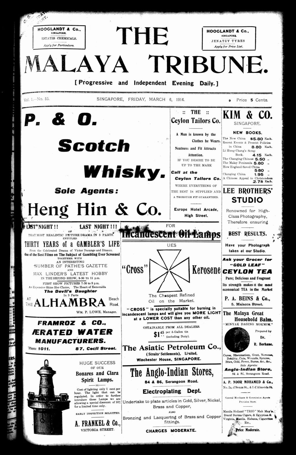 Miniature of Malaya Tribune 06 March 1914