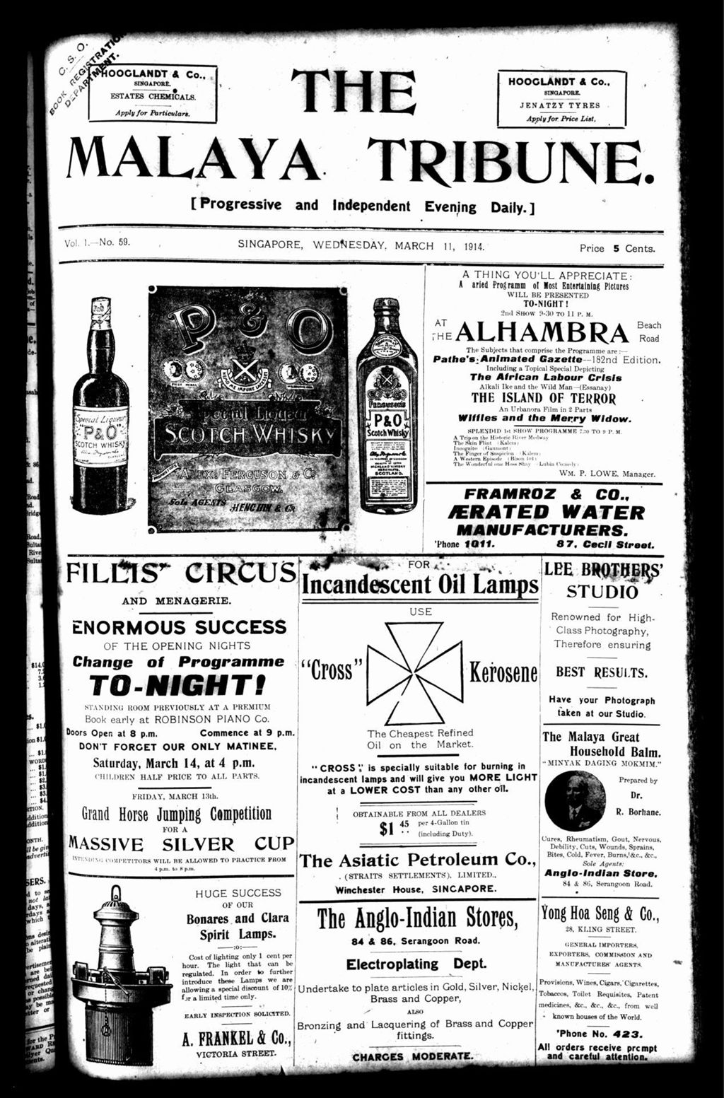 Miniature of Malaya Tribune 11 March 1914