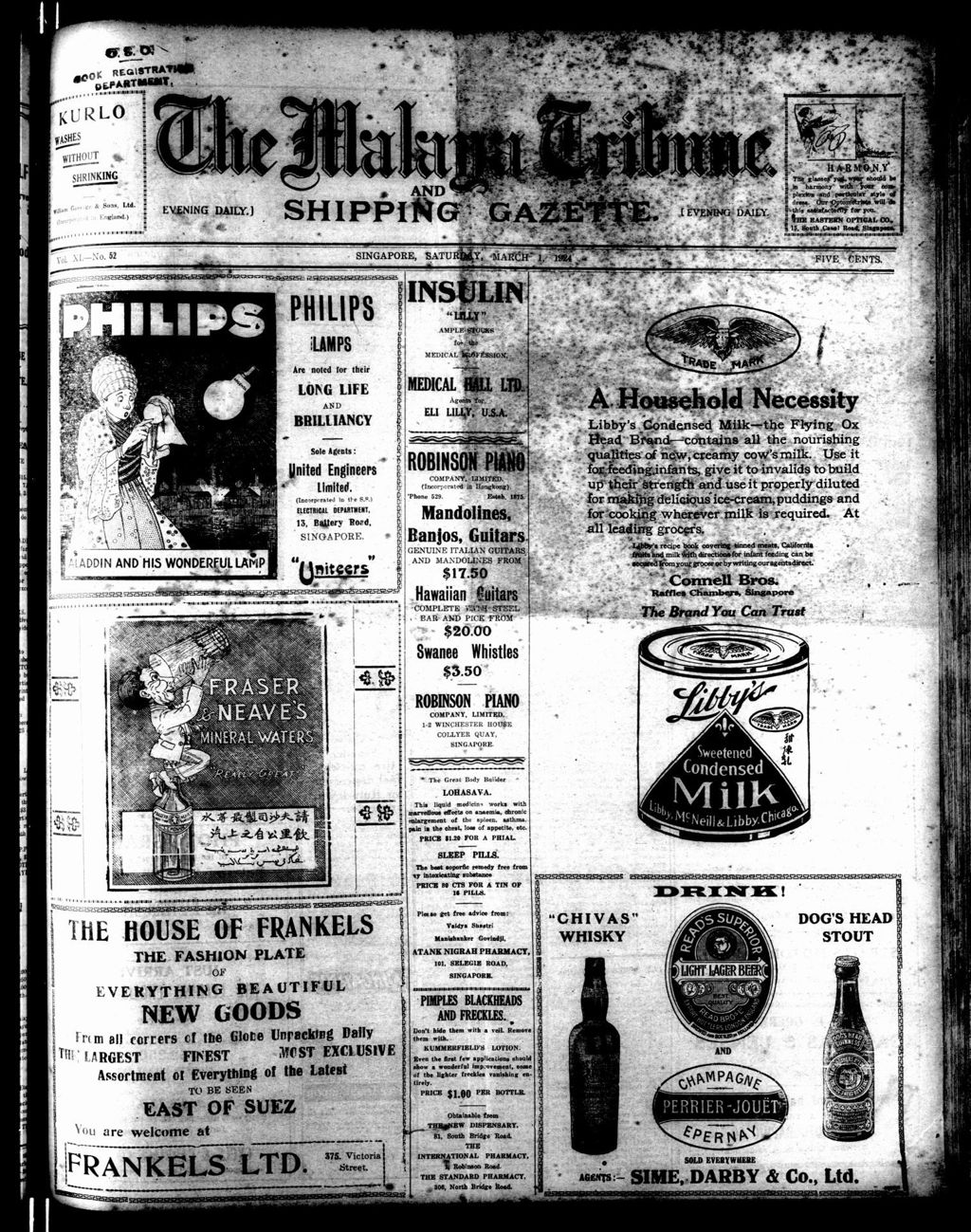 Miniature of Malaya Tribune 01 March 1924