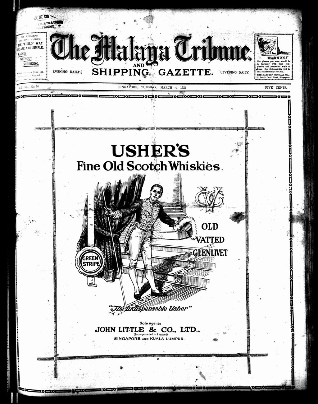 Miniature of Malaya Tribune 04 March 1924