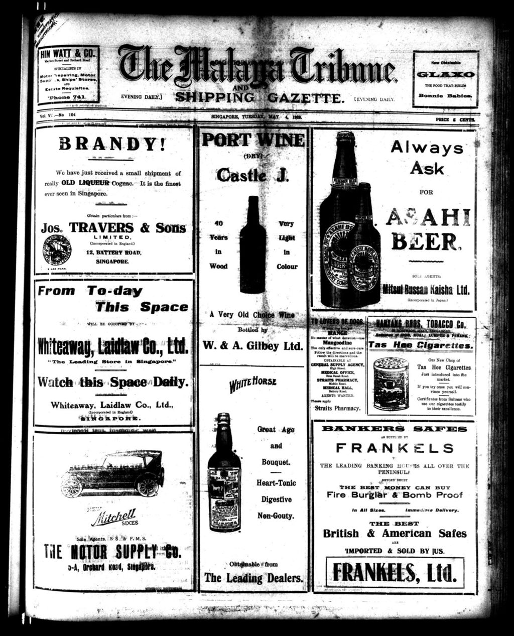 Miniature of Malaya Tribune 04 May 1920