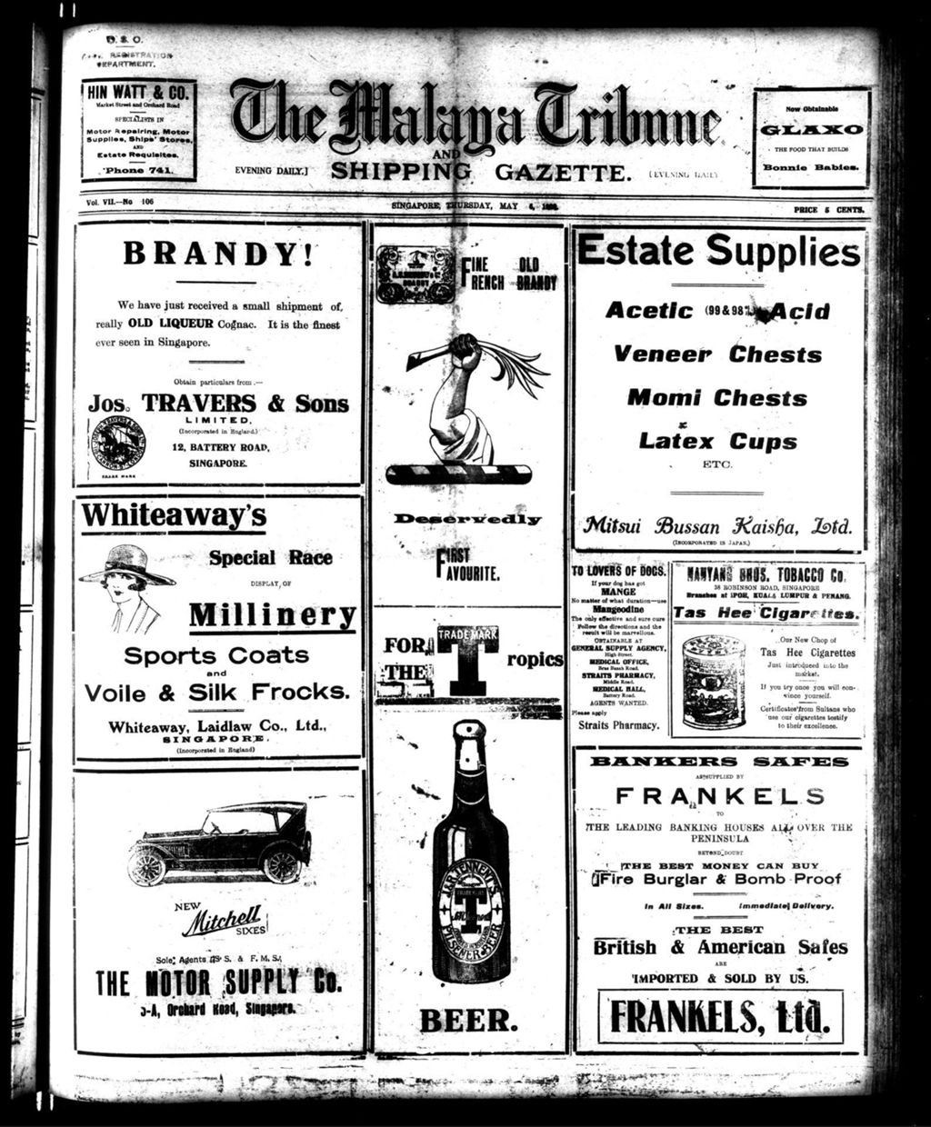 Miniature of Malaya Tribune 06 May 1920