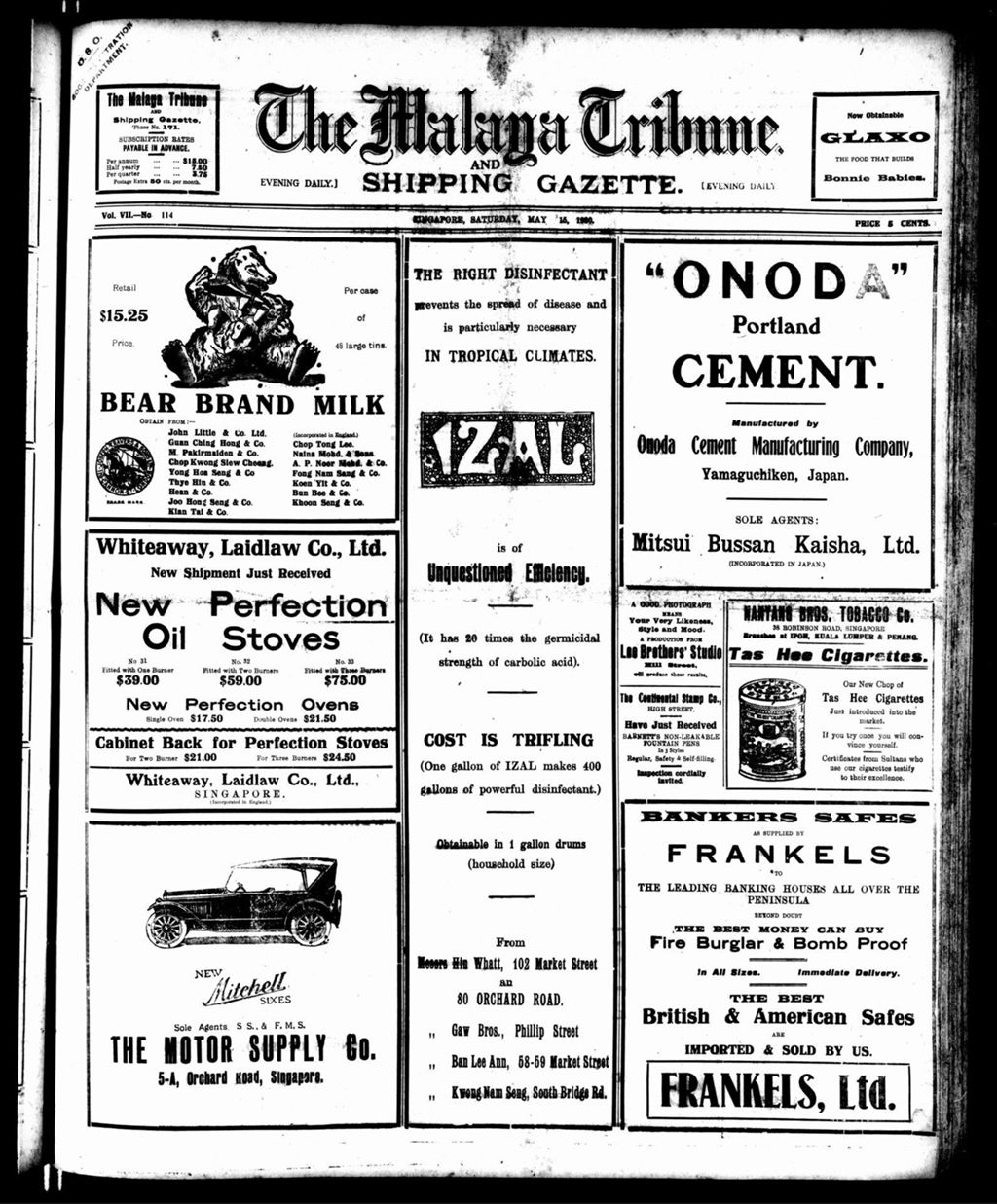 Miniature of Malaya Tribune 15 May 1920