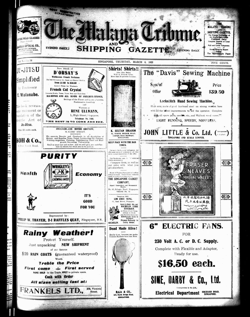 Miniature of Malaya Tribune 08 March 1923