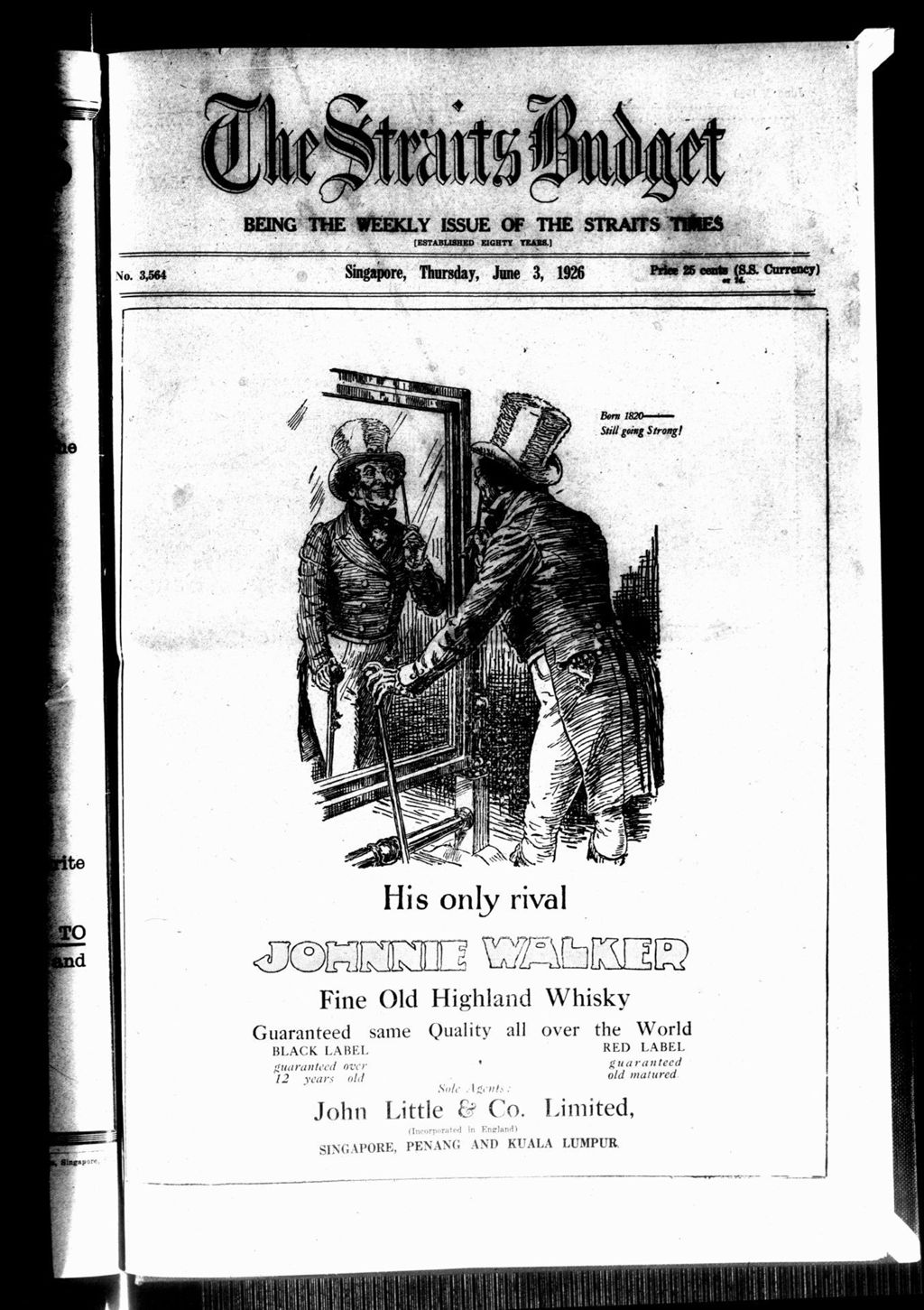 Miniature of Straits Budget 03 June 1926