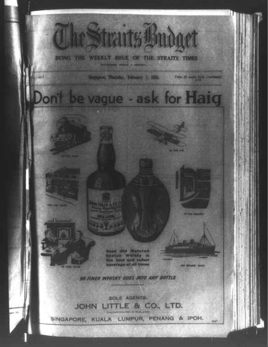 Miniature of Straits Budget 07 February 1935