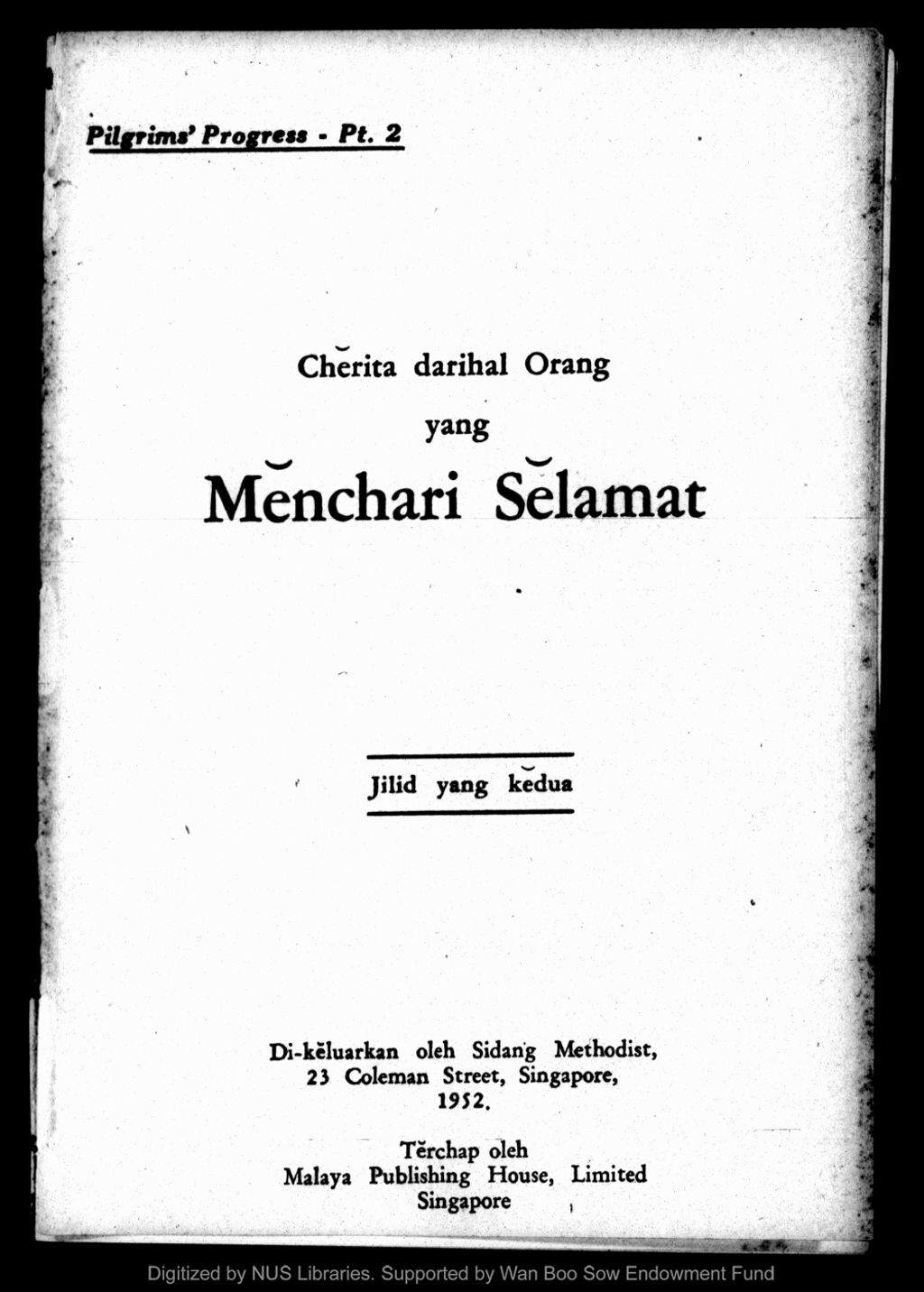 Miniature of Cherita darihal orang yang menchari Selamat