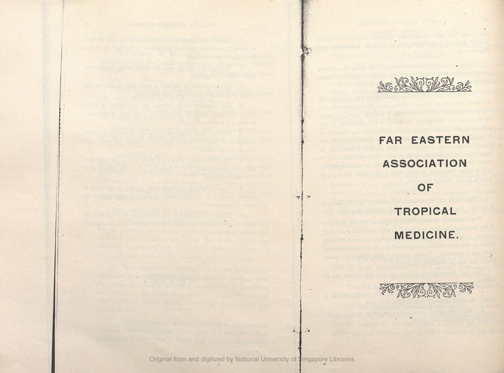 Miniature of The Malayan Medical Journal. Volume 9, Part 4. Far Eastern Association of Tropical Medicine