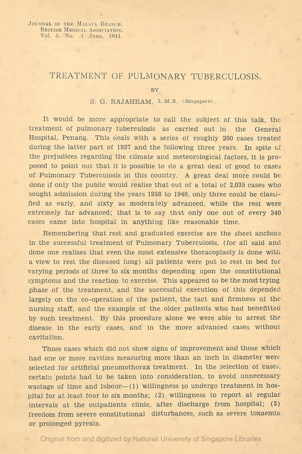 Miniature of Treatment of pulmonary tuberculosis