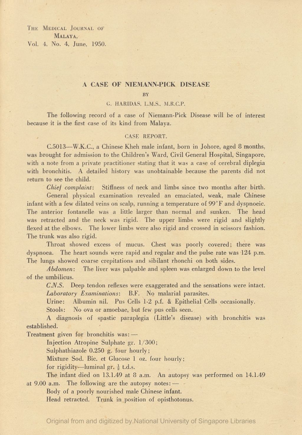 Miniature of Case of Niemann-Pick Disease