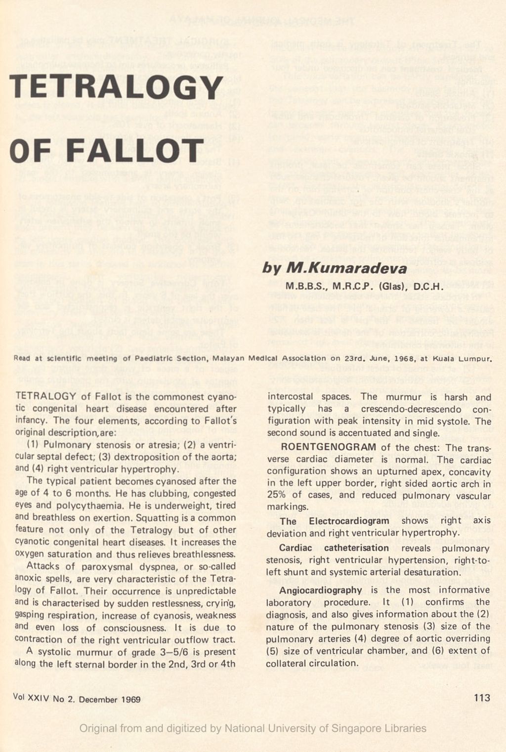 Miniature of TETRALOGY OF FALLOT