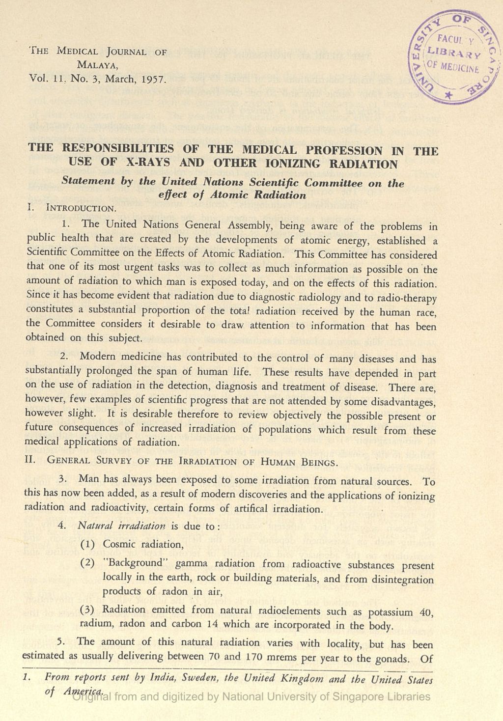 Miniature of Responsibilities Of The Medical Profession In The Use Of X-Rays And Other Ionizing Radiation