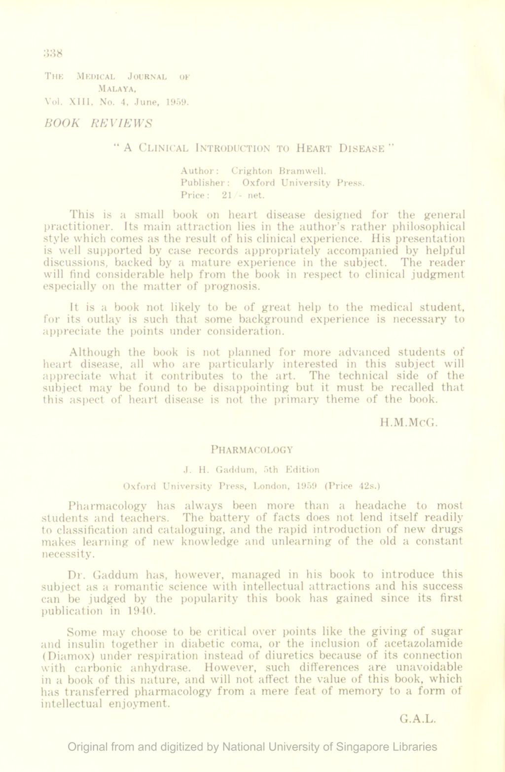 Miniature of Book Reviews. \A Clinical Introduction To Heart Disease\""