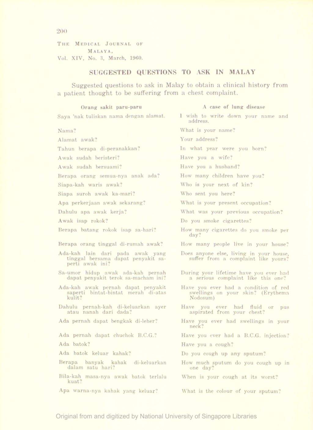 Miniature of Suggested Questions To Ask In Malay