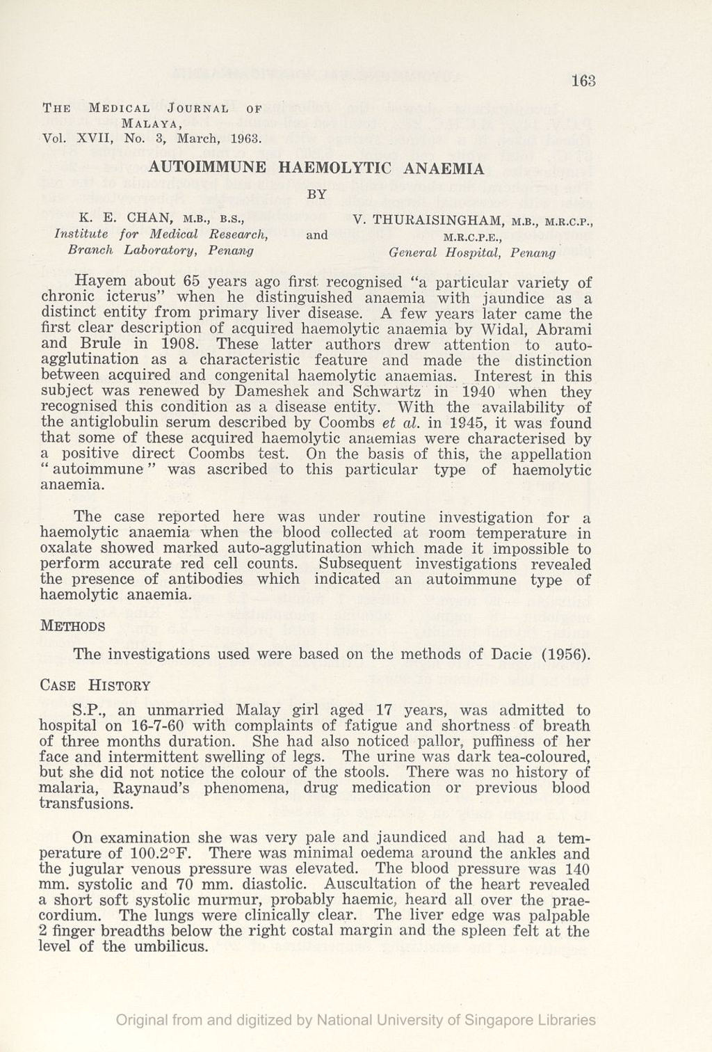 Miniature of Autoimmune Haemolytic Anaemia