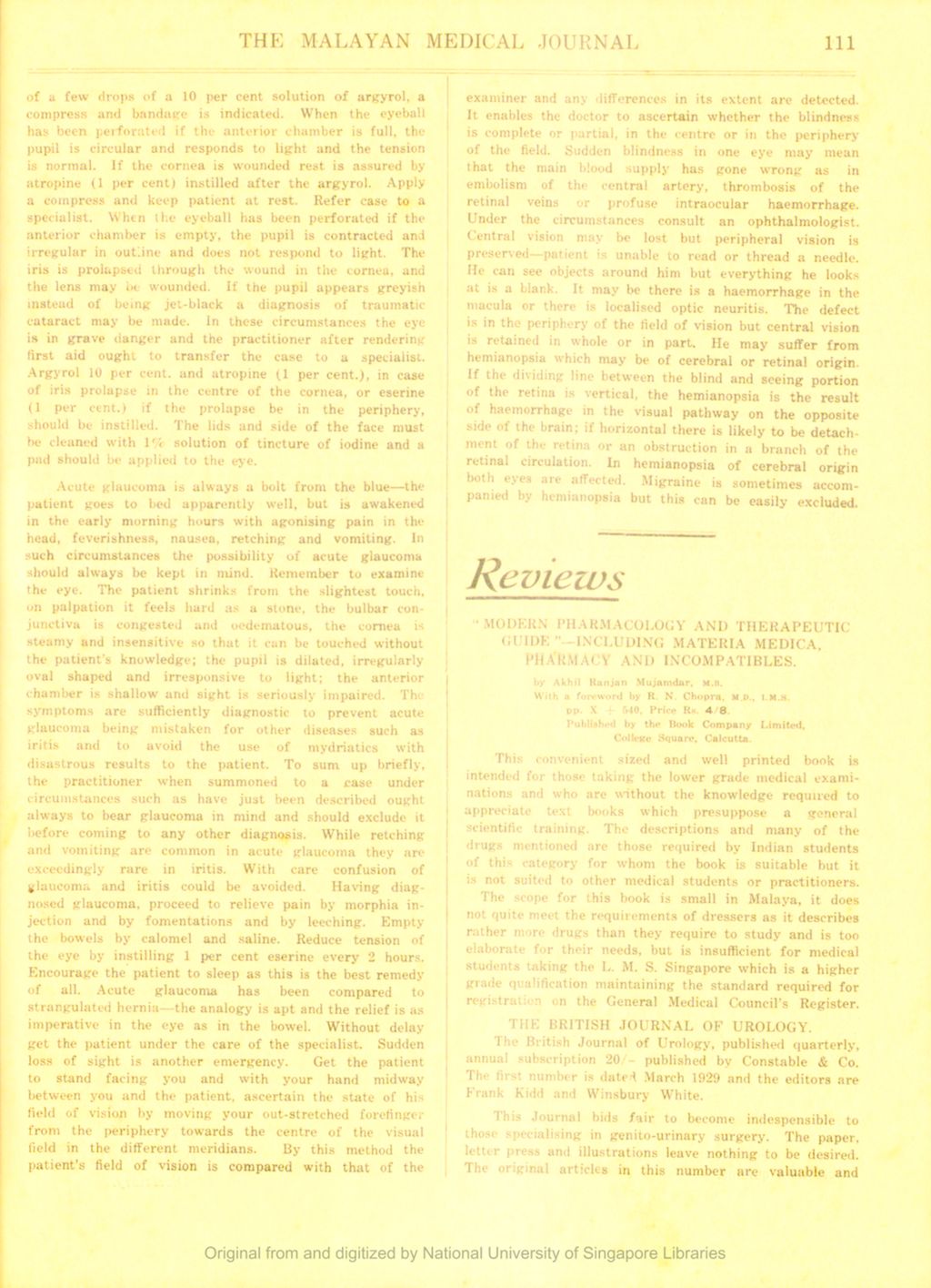 Miniature of Reviews: \Modern Pharmacology And Therapeutic Guide \"â€”Including Materia Medica Pharmacy And Incompatibles"