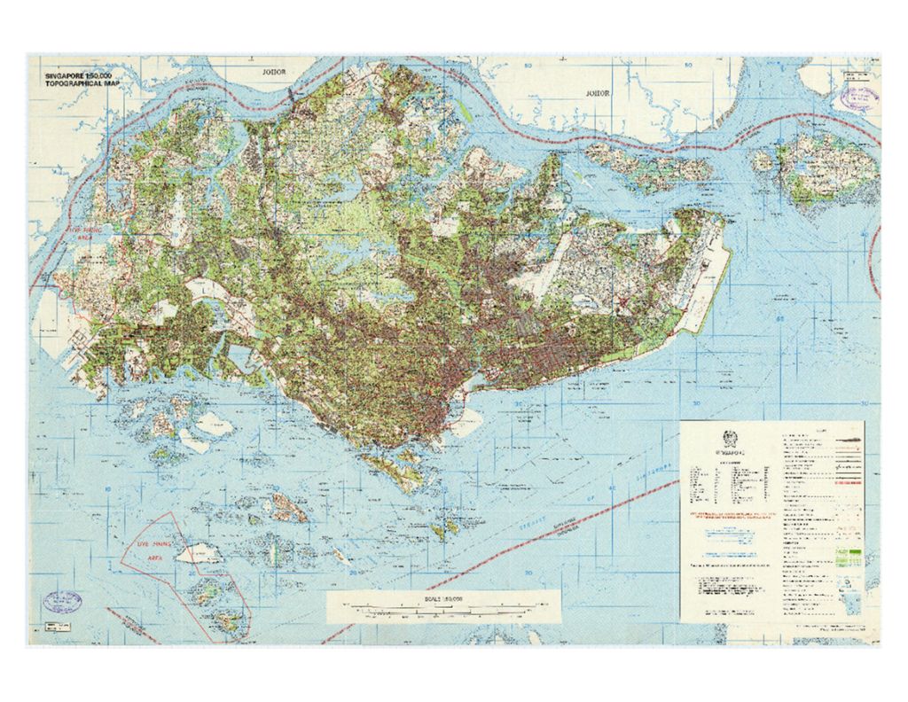 Miniature of Singapore, 1983 (Scale: 1:50,000)