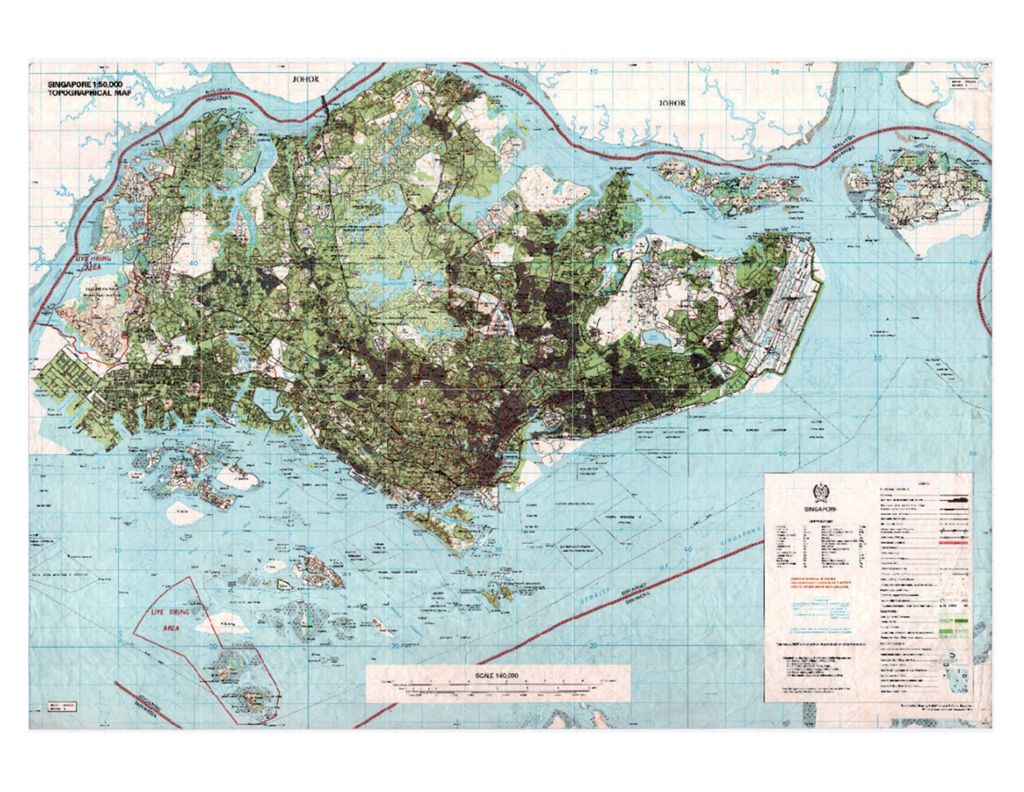 Miniature of Singapore, 1987 (Scale: 1:50,000)