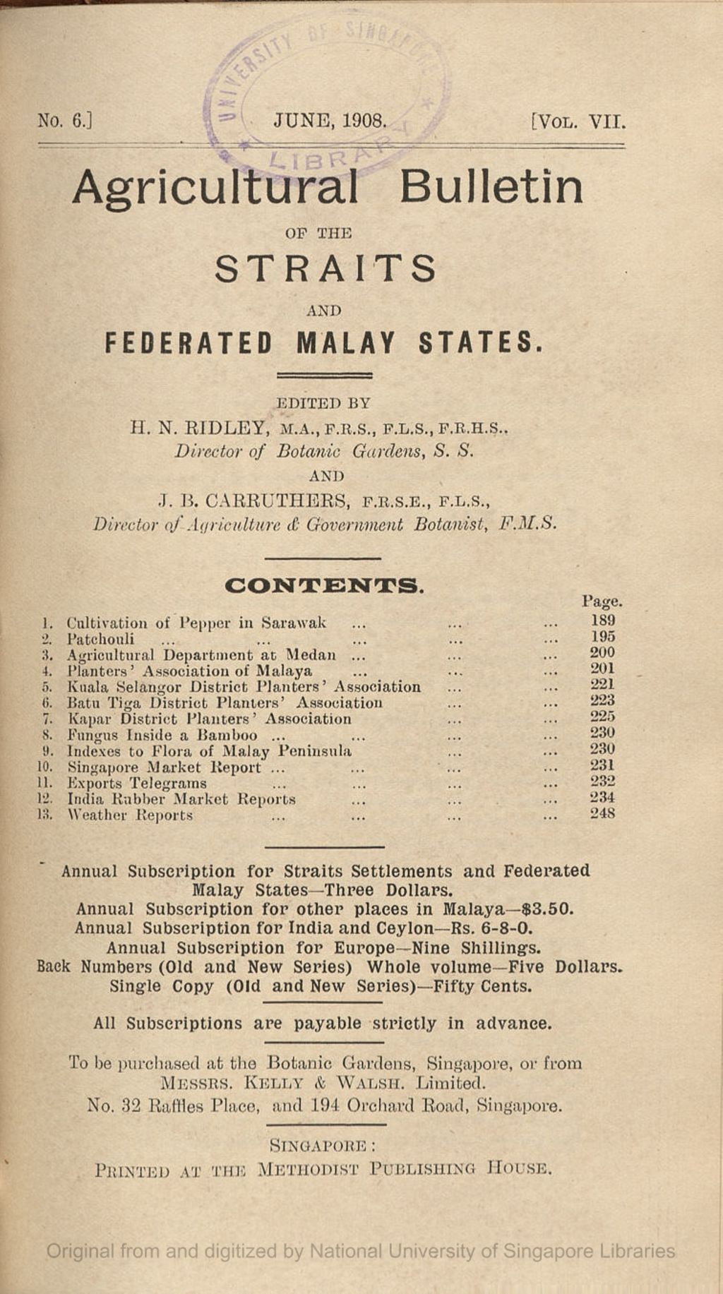 Miniature of Cultivation of Pepper in Sarawak