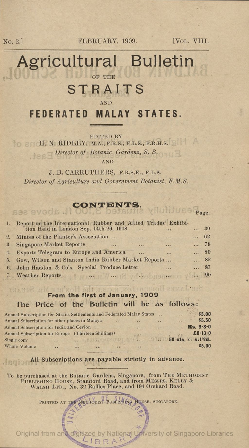 Miniature of Report on the International Rubber and Allied Trades' Exhibition Held in London Sep. 14th-26, 1908