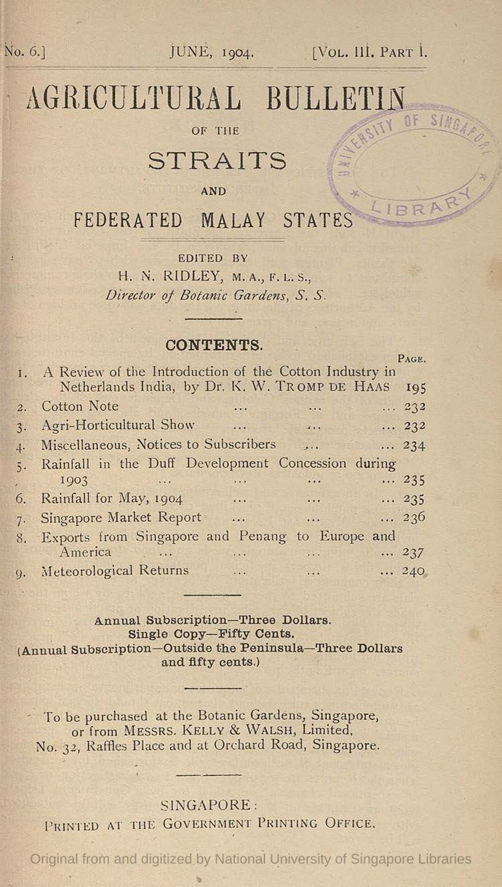 Miniature of A Review of the Introduction of the Cotton Industry in Netherlands India