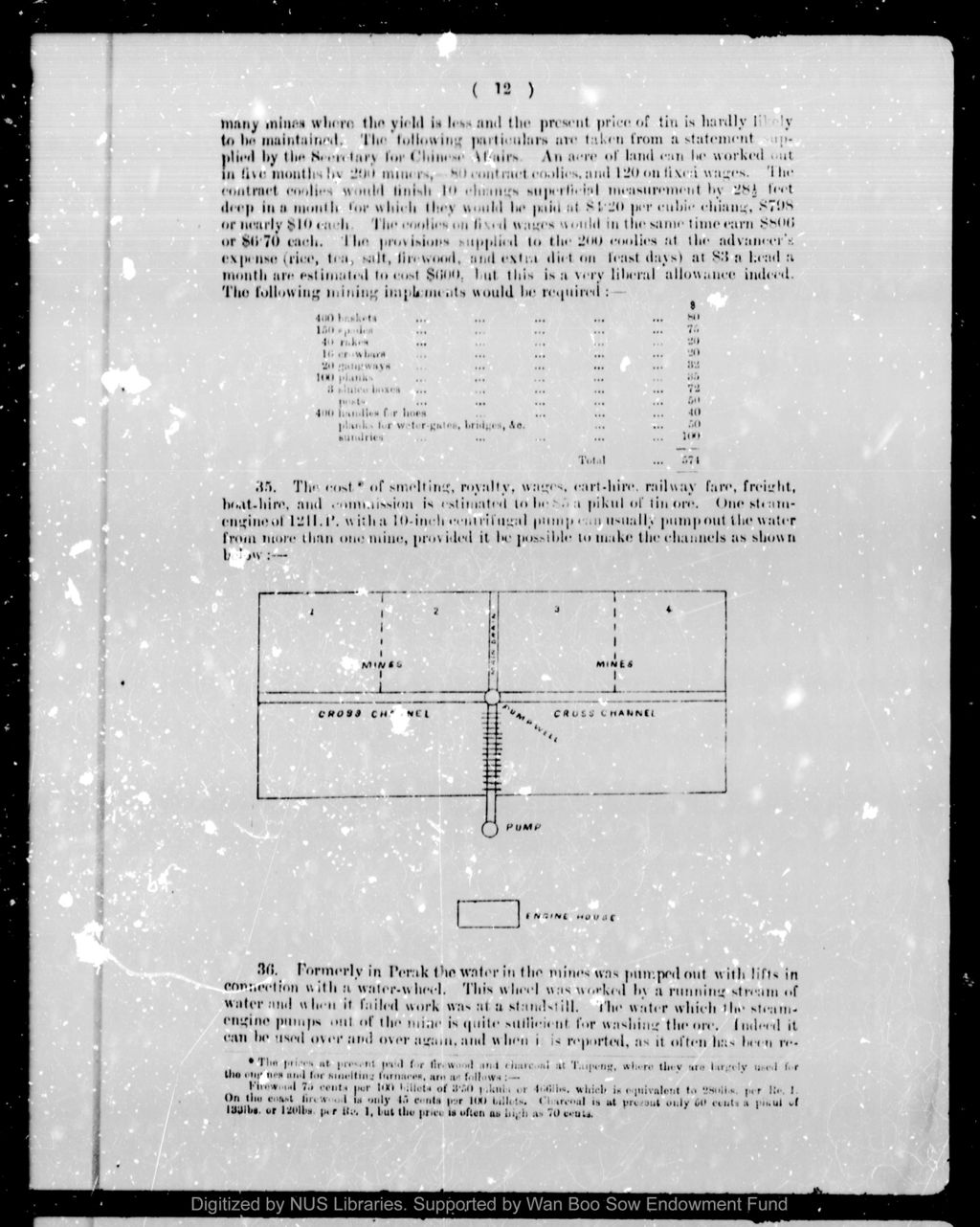 Miniature of Report on tin-mining in Perak and in Burma