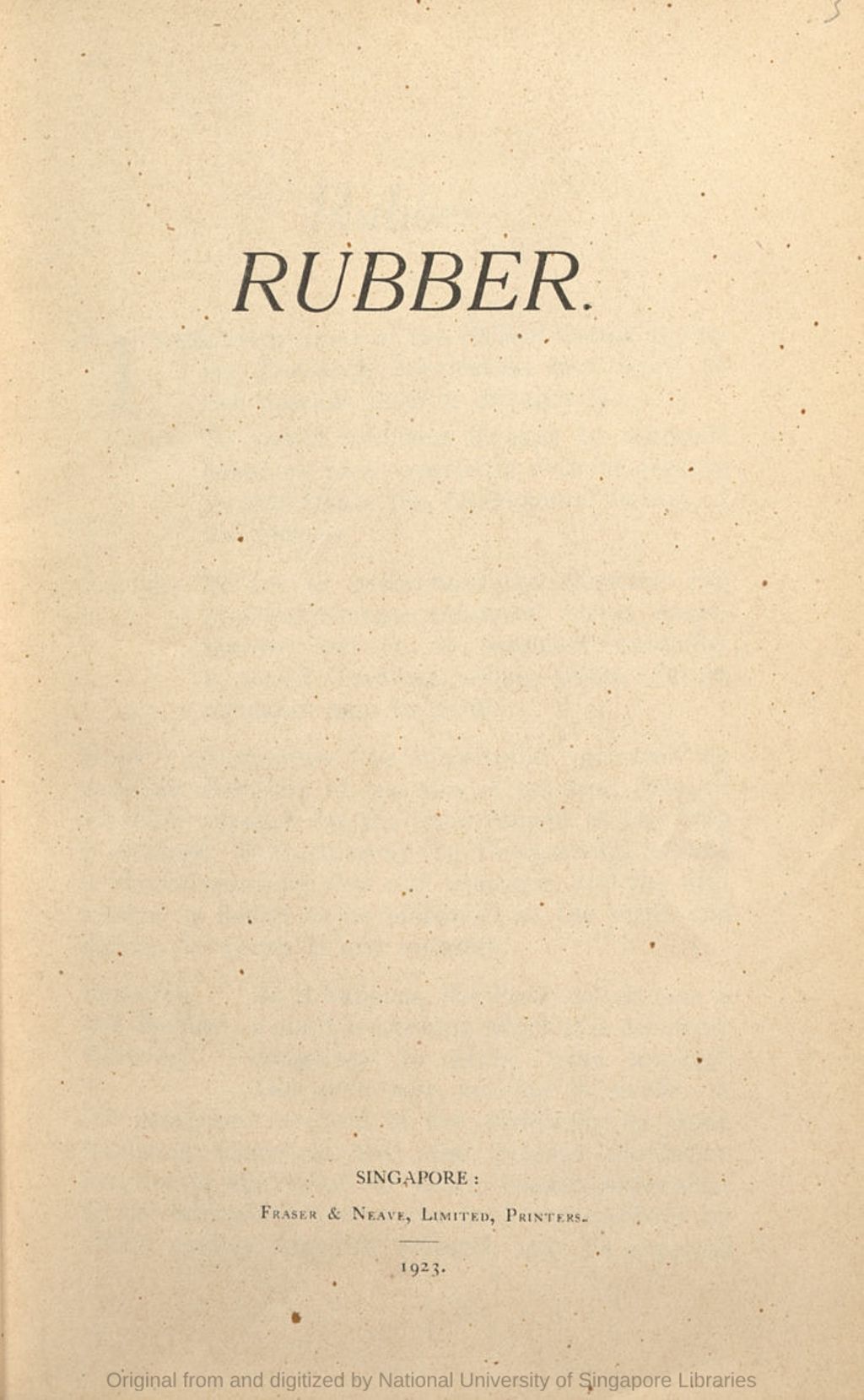 Miniature of Rubber