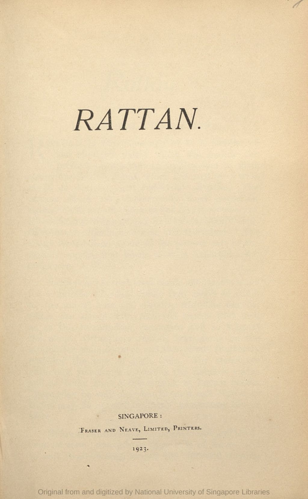 Miniature of Rattan