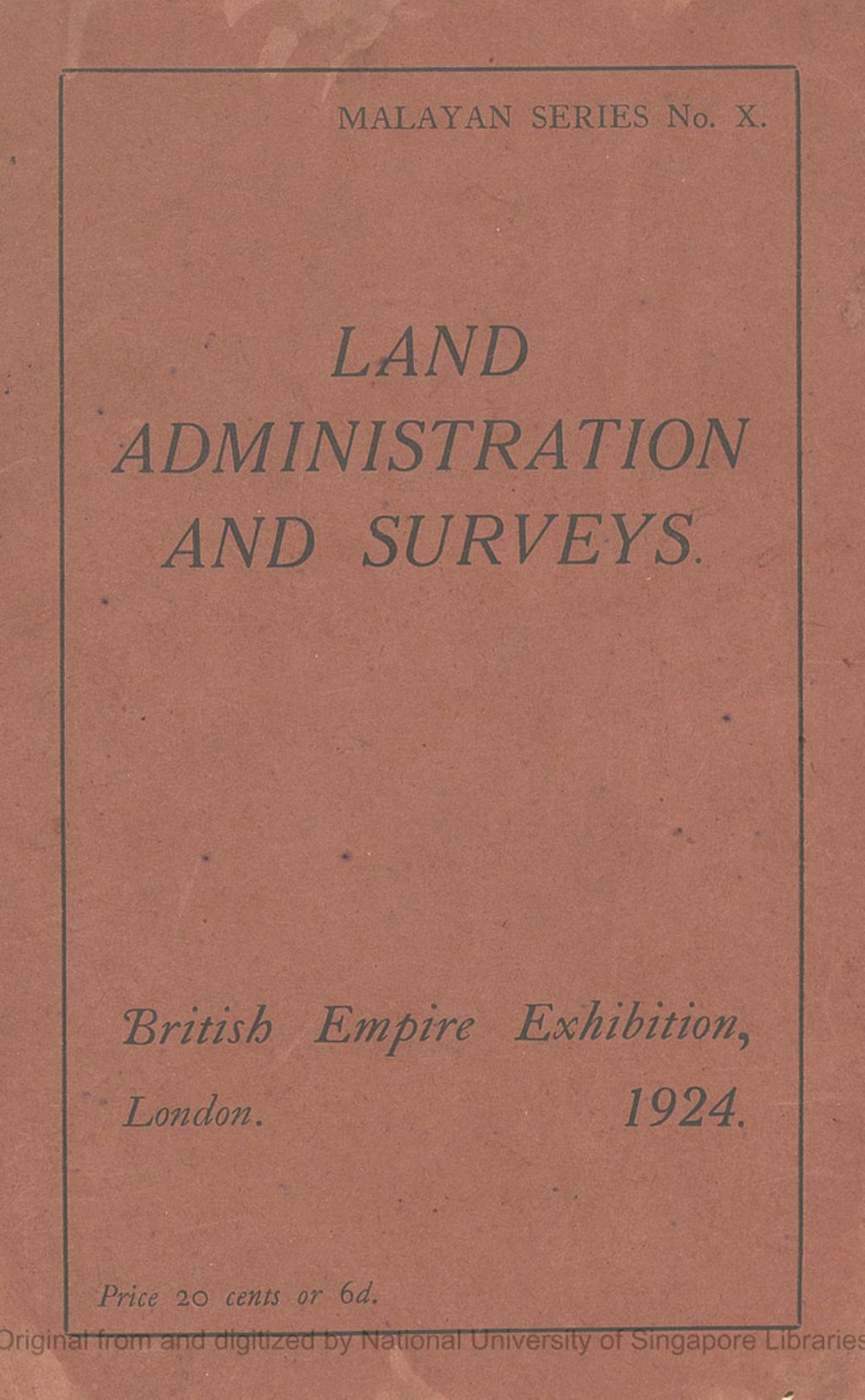 Miniature of Land administration and surveys