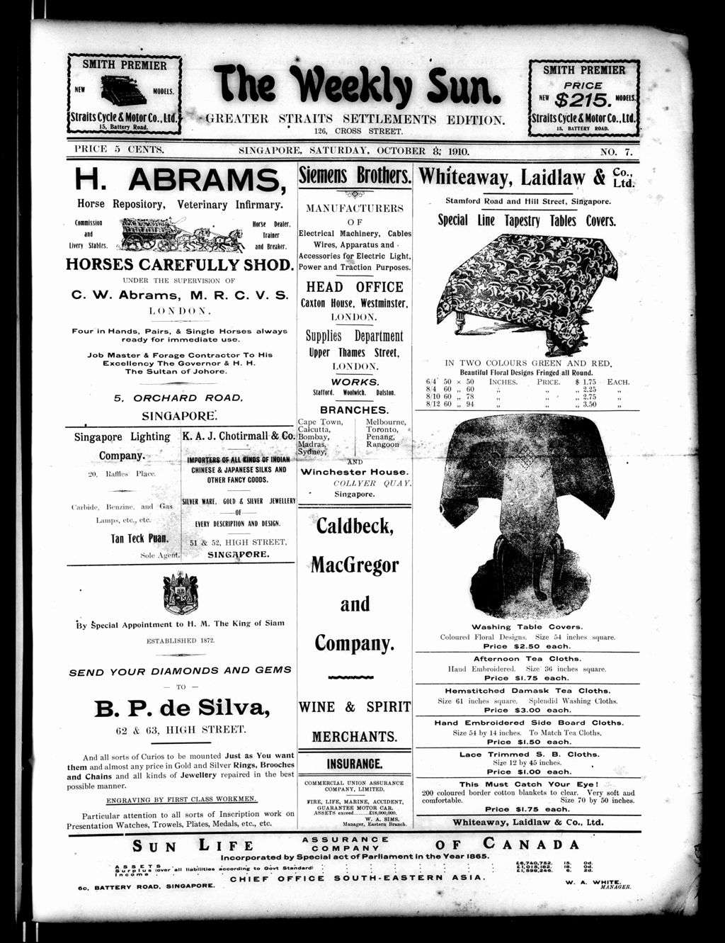 Miniature of Weekly Sun 08 October 1910