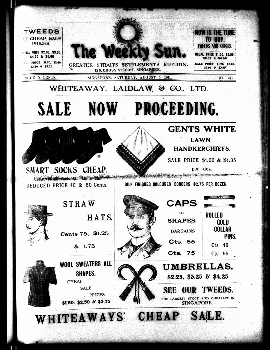 Miniature of Weekly Sun 05 August 1911