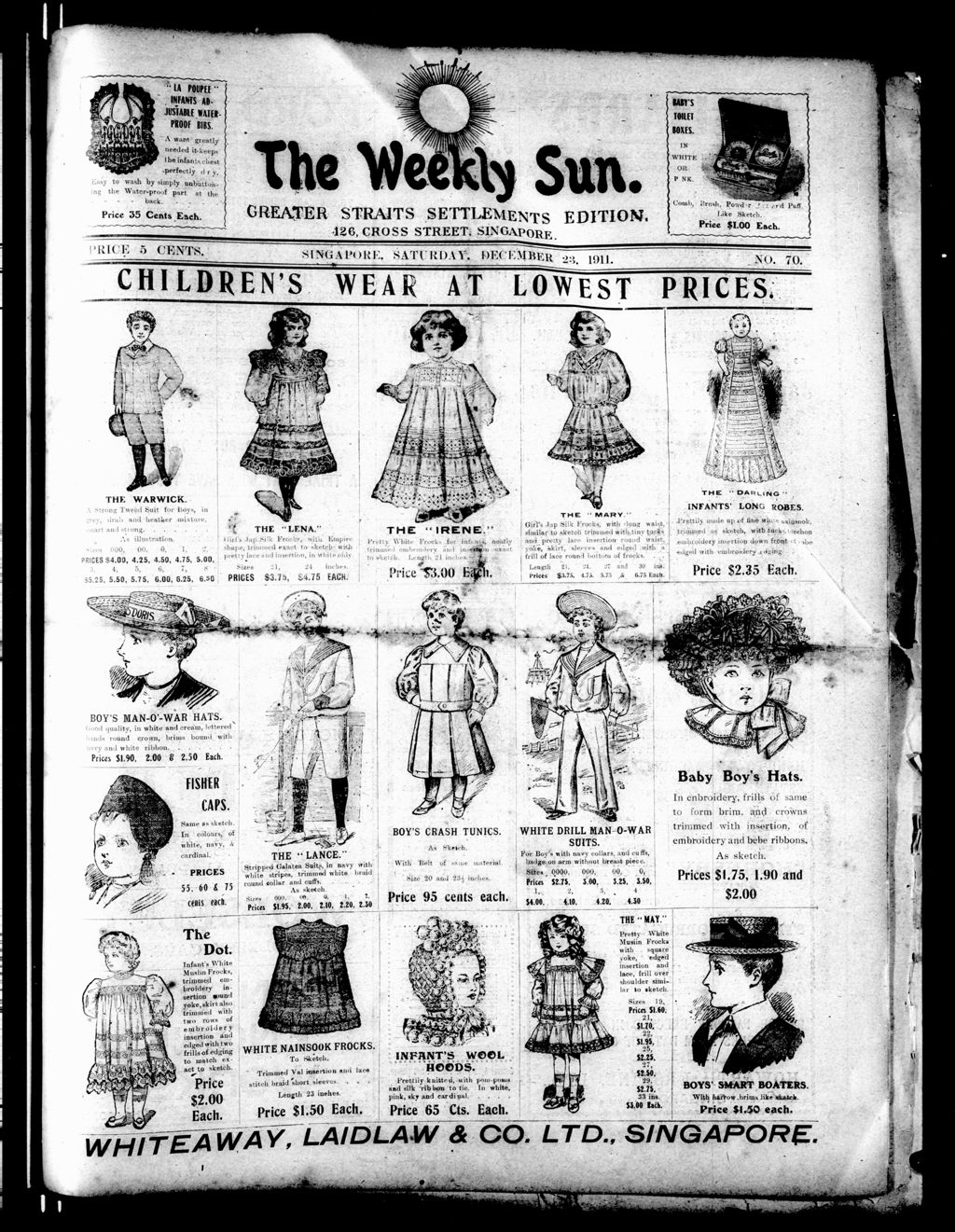 Miniature of Weekly Sun 23 December 1911