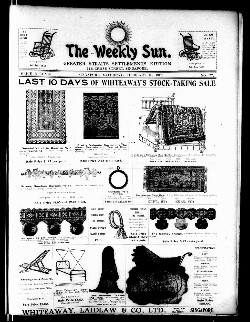 Miniature of Weekly Sun 10 February 1912