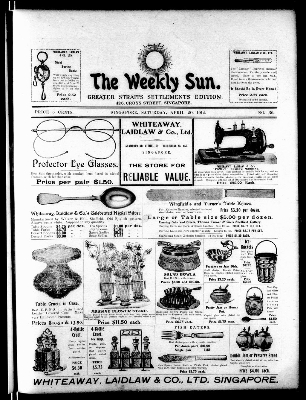 Miniature of Weekly Sun 20 April 1912