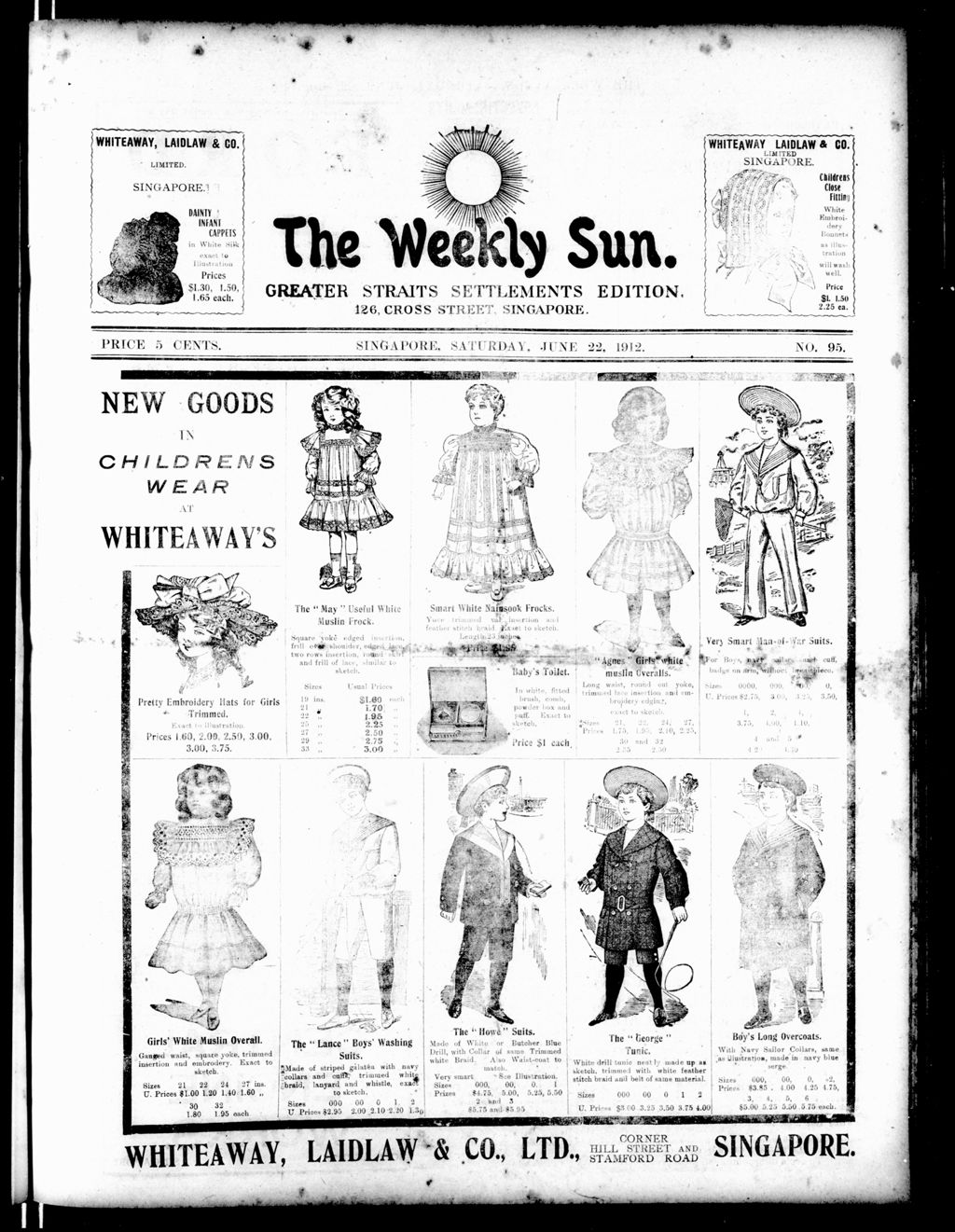 Miniature of Weekly Sun 22 June 1912