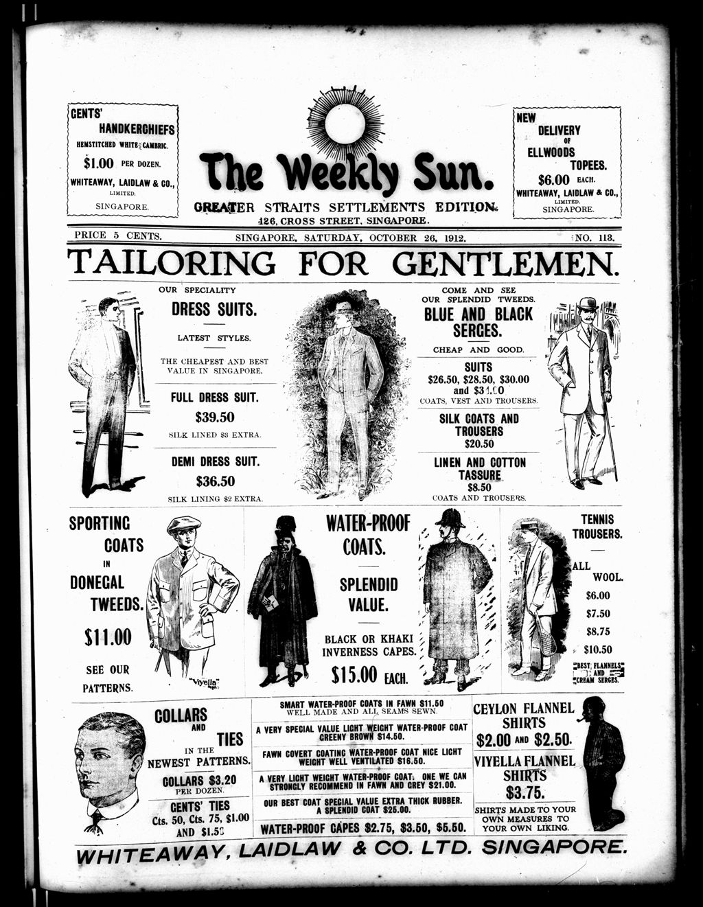 Miniature of Weekly Sun 26 October 1912