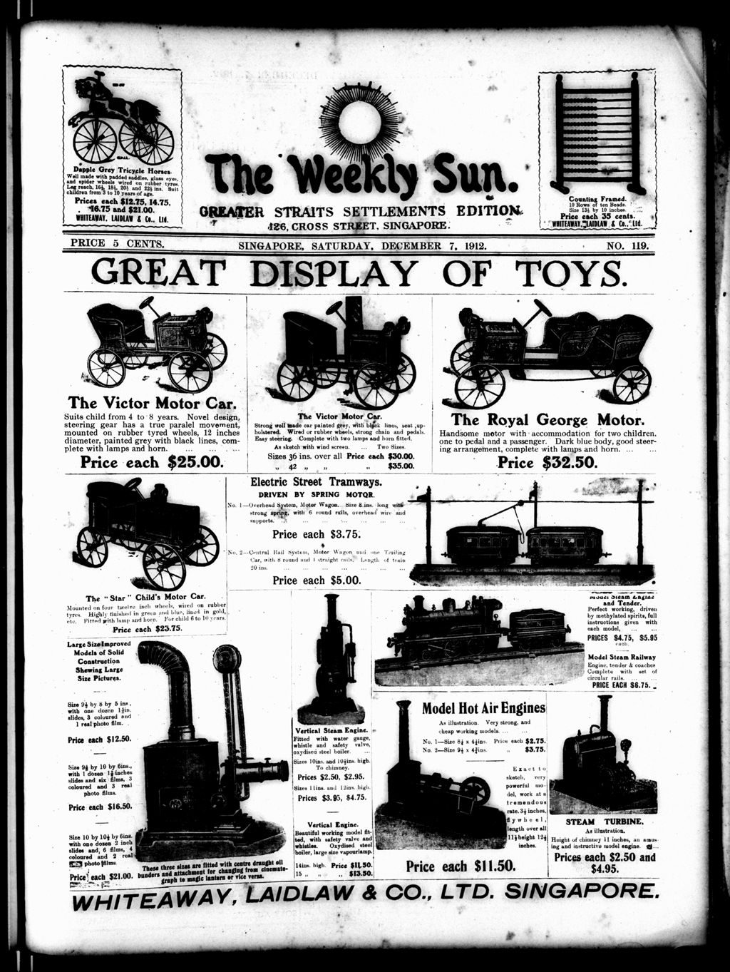 Miniature of Weekly Sun 07 December 1912