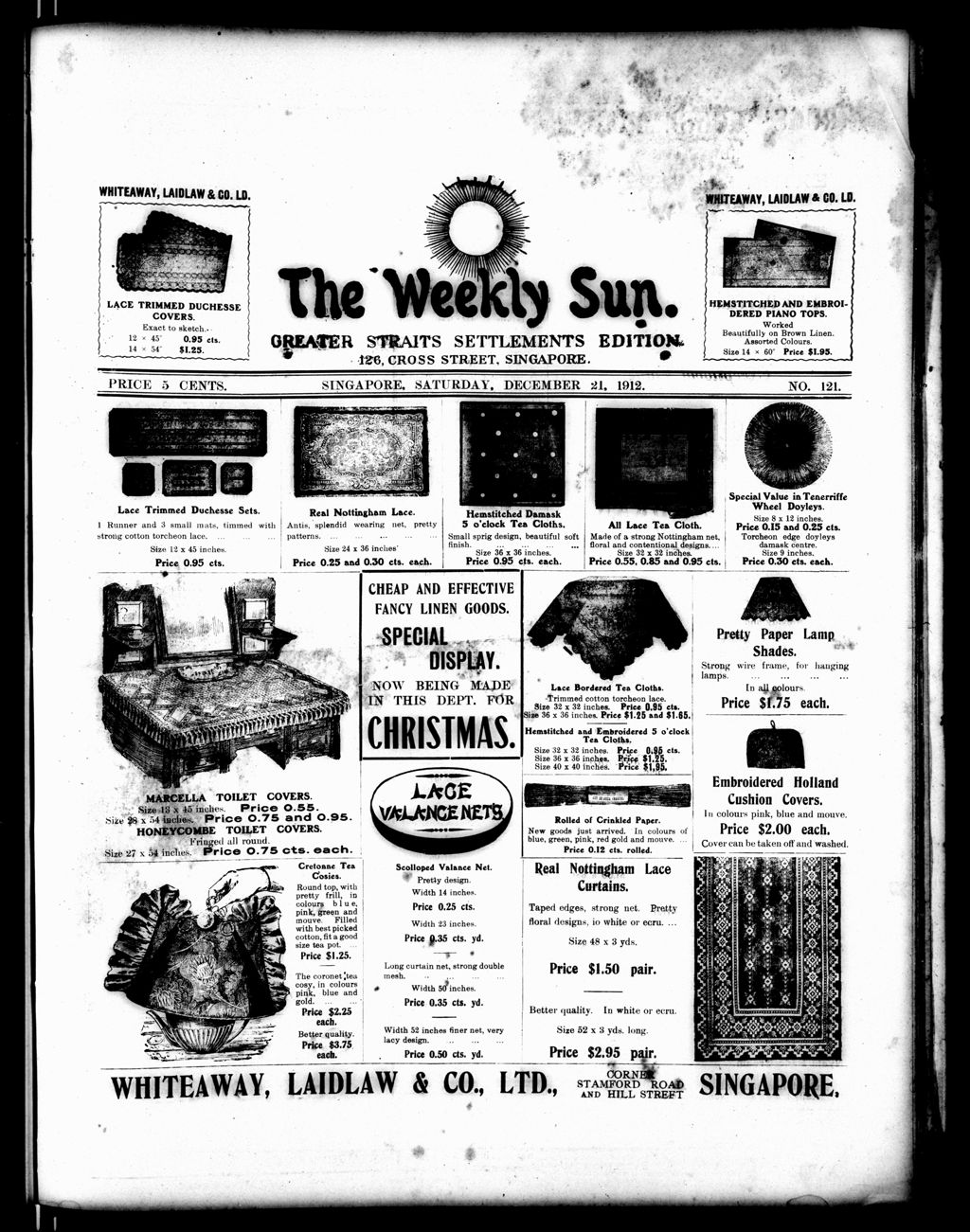 Miniature of Weekly Sun 21 December 1912