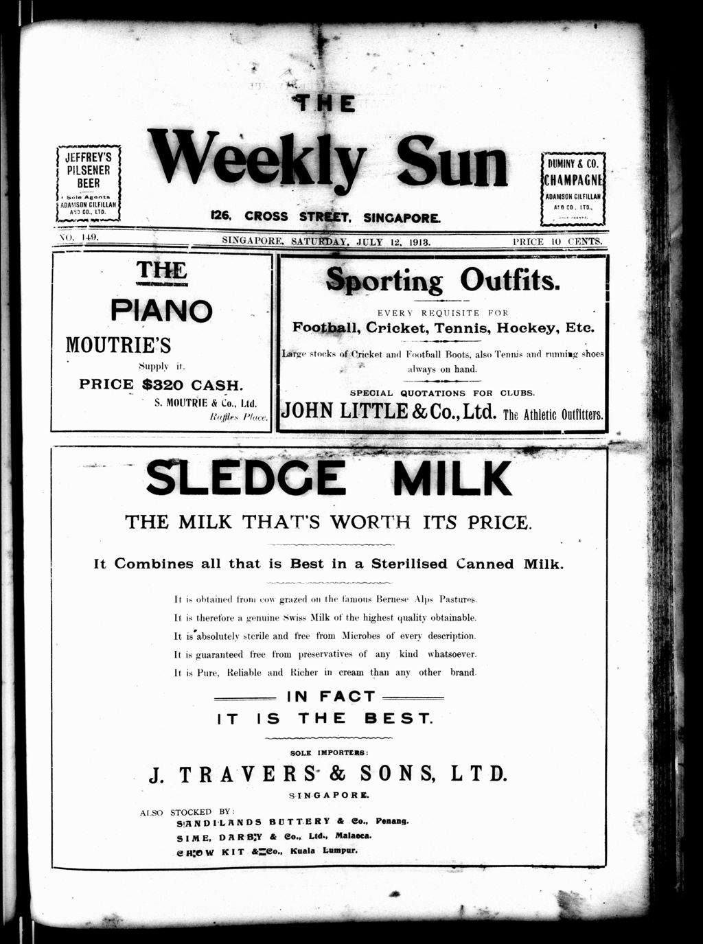 Miniature of Weekly Sun 12 July 1913