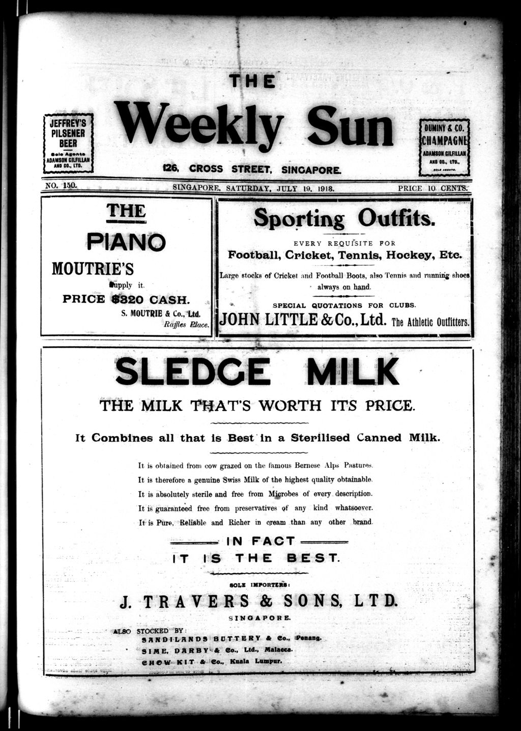 Miniature of Weekly Sun 19 July 1913