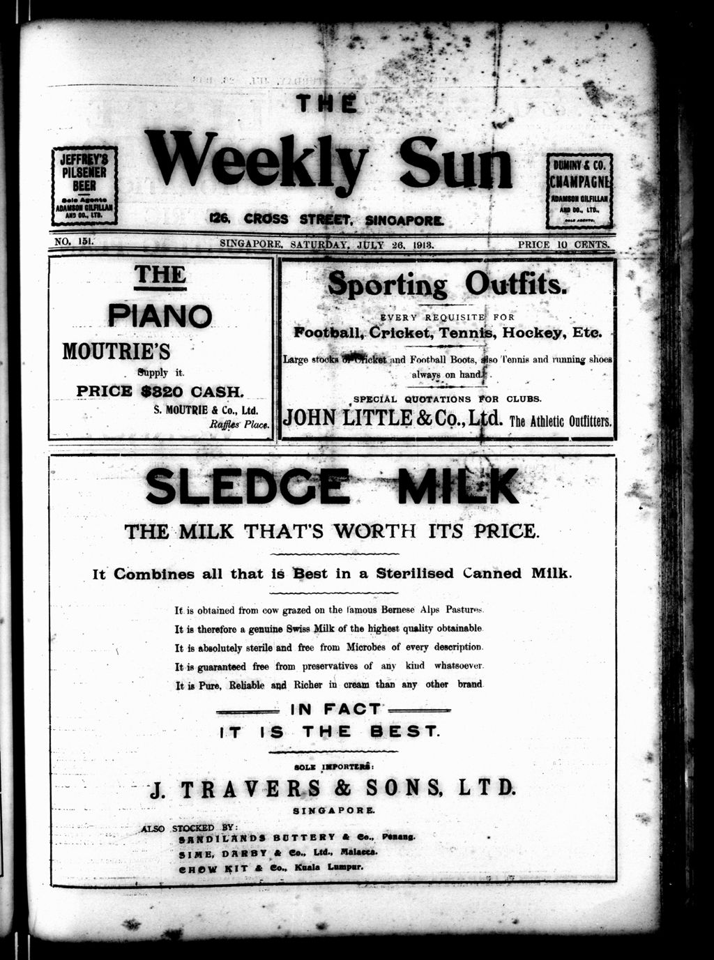 Miniature of Weekly Sun 26 July 1913