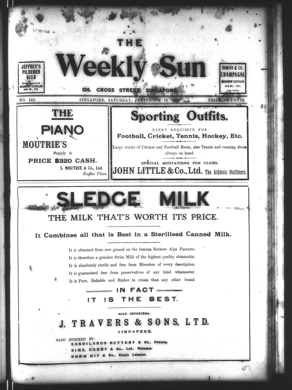 Miniature of Weekly Sun 13 September 1913