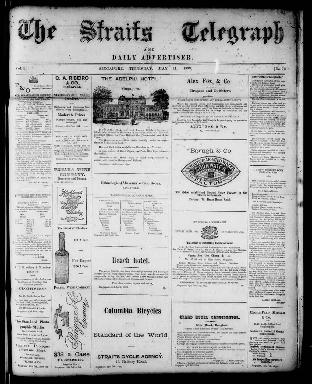 Miniature of Straits Telegraph and Daily Advertiser 11 May 1899