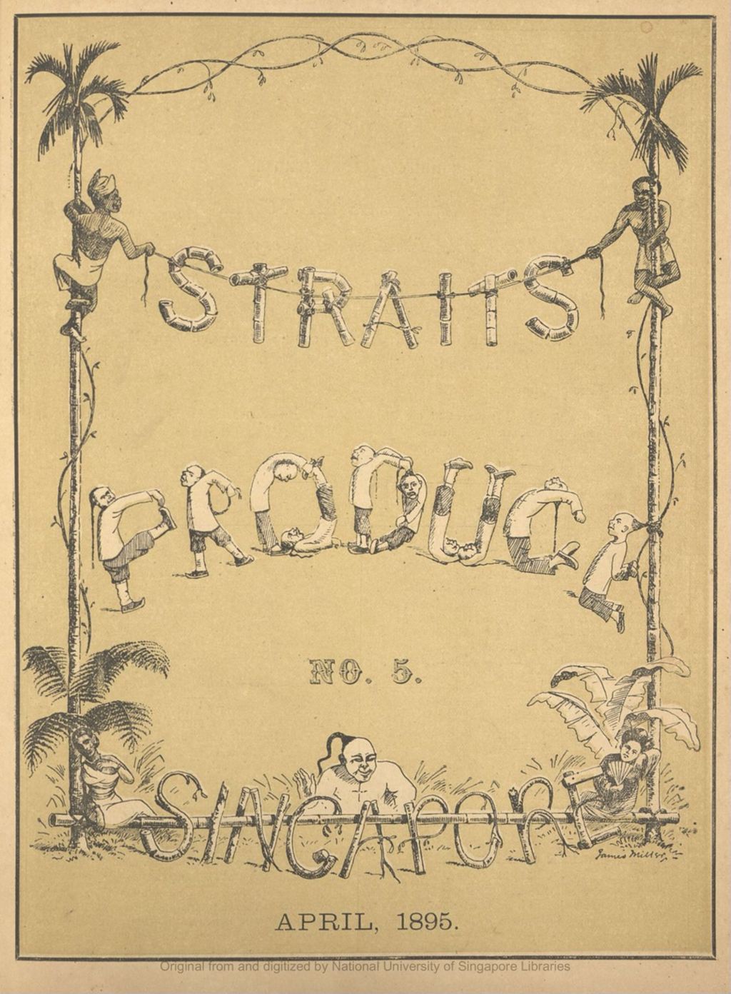 Miniature of Straits produce. Number 5 (April 1895)