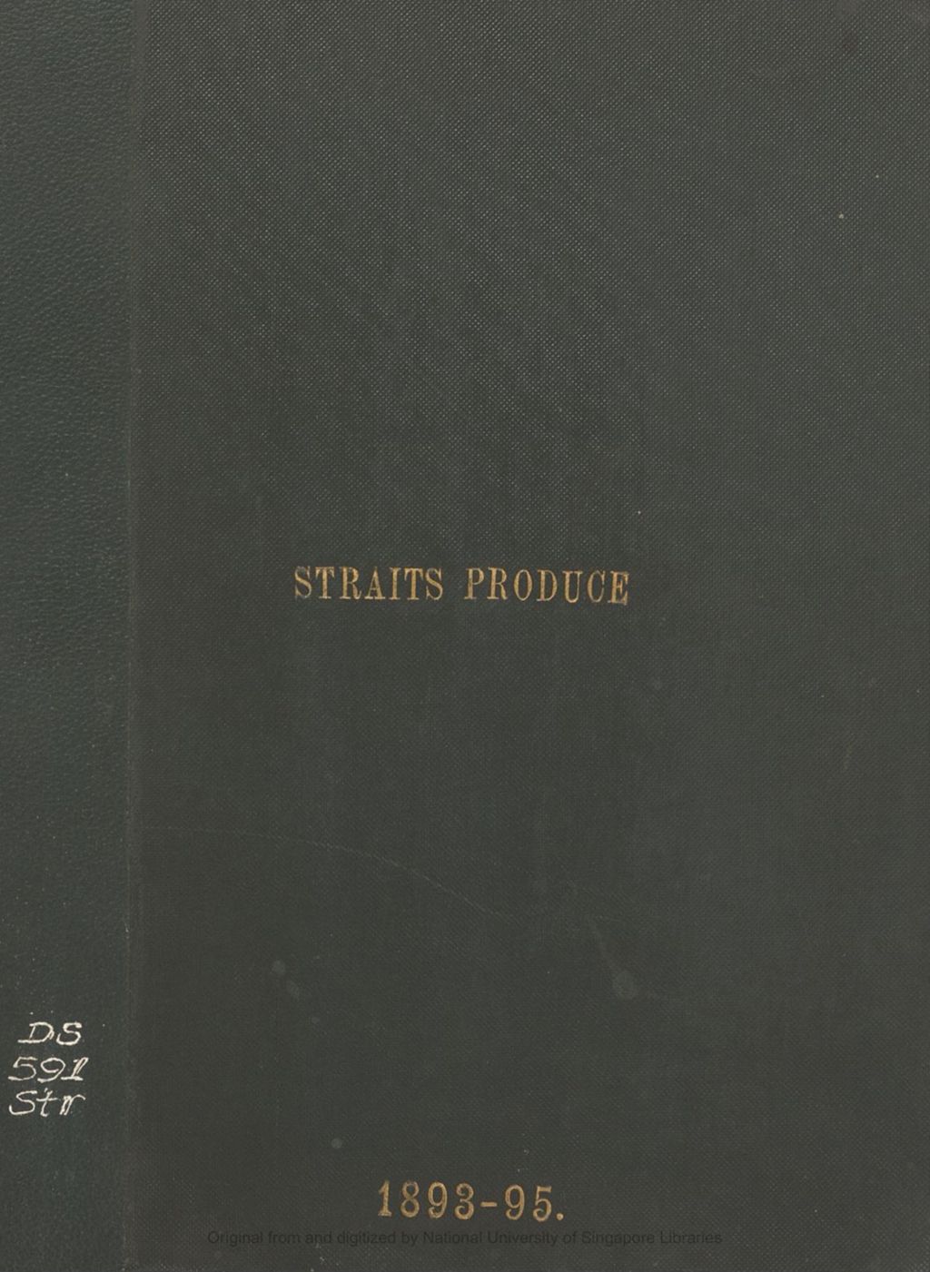 Miniature of Straits produce. Number 3 (Christmas 1893)