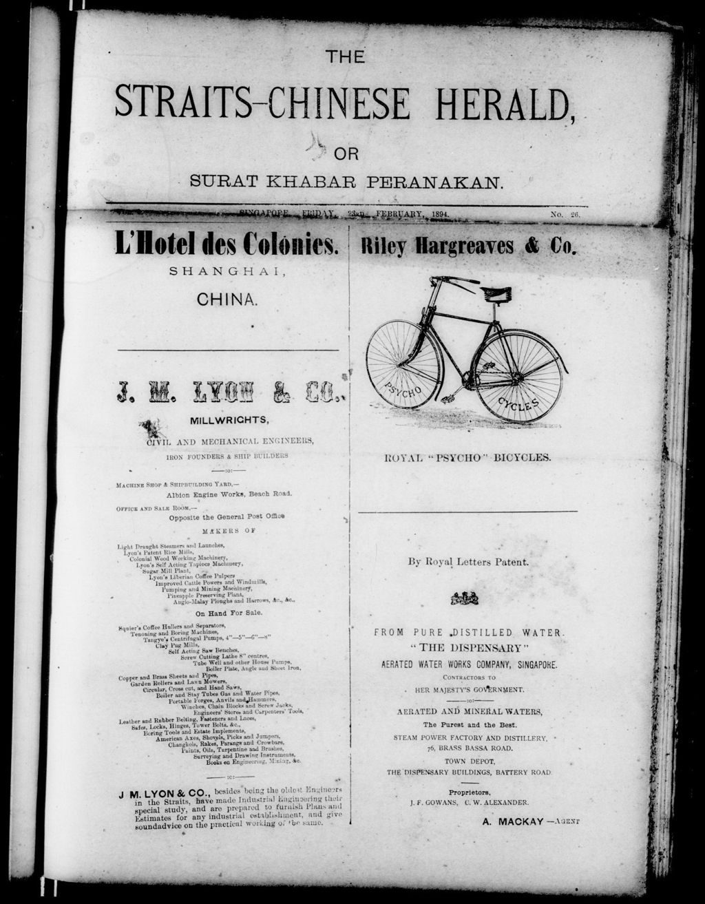 Miniature of Straits-Chinese Herald 23 February 1894