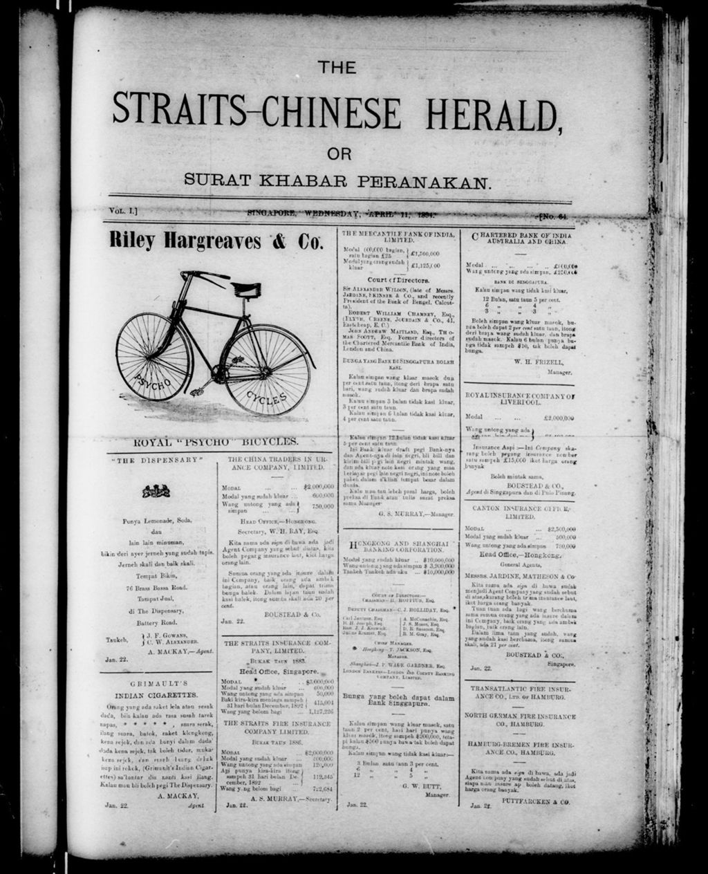 Miniature of Straits-Chinese Herald 11 April 1894