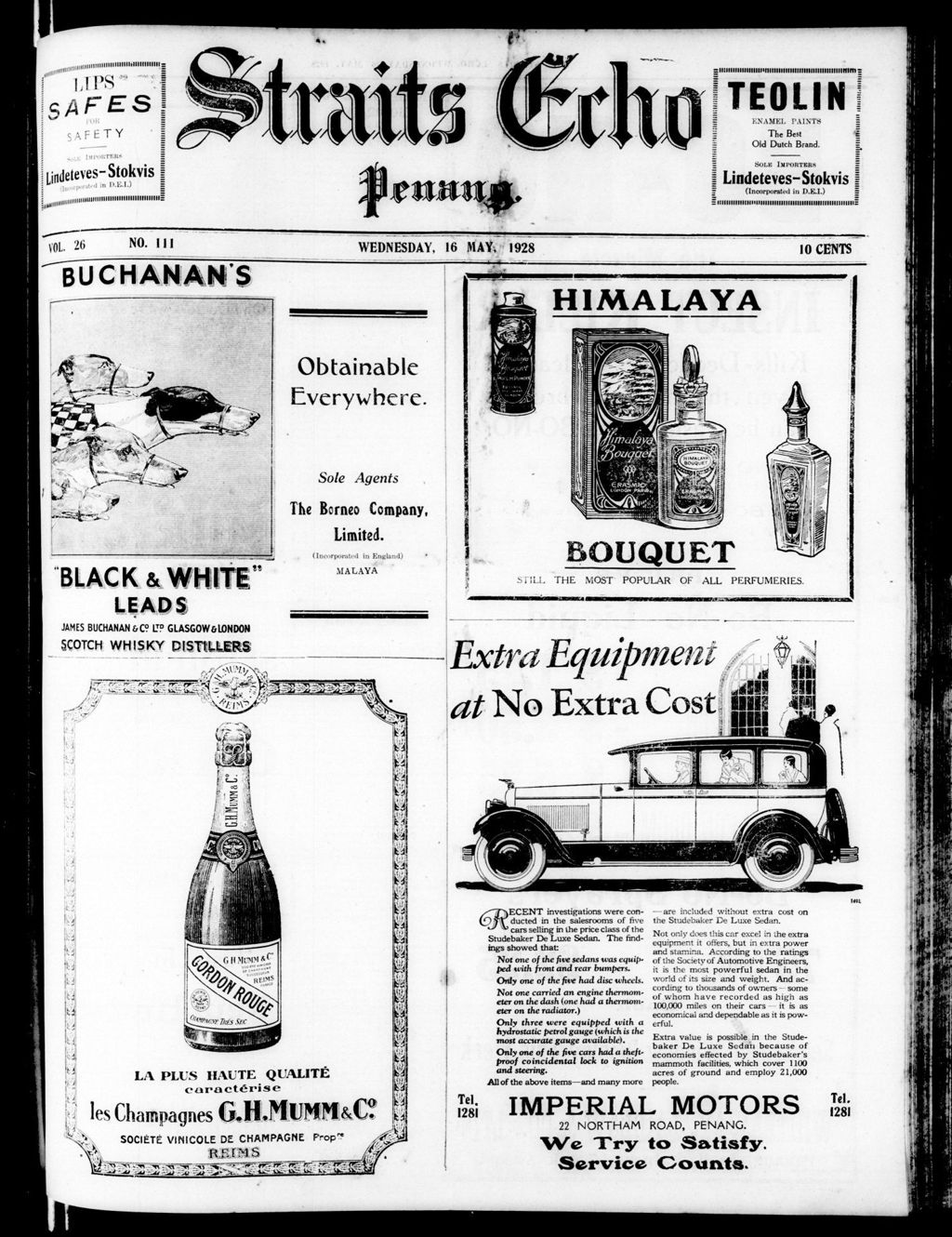 Miniature of Straits Echo 16 May 1928