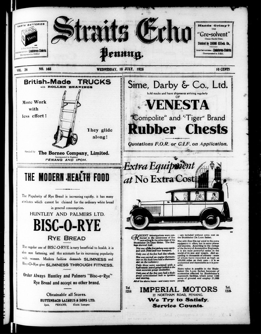 Miniature of Straits Echo 18 July 1928