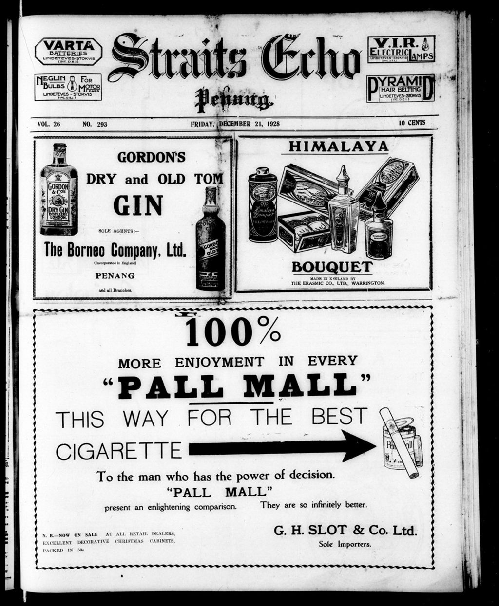 Miniature of Straits Echo 21 December 1928